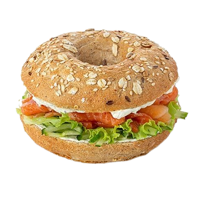 Бейгл с лососем в Академия Кофе по цене 740 ₽