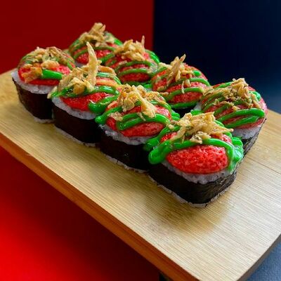 Запеченный ролл Фреш Креветка в Суши топ по цене 760 ₽