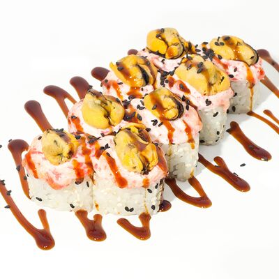 Запечённый с мидиями и сёмгой в Hot-Pizza по цене 365 ₽