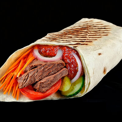 Шаурма с говядиной двойная в Турецкая шаурма по цене 620 ₽