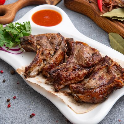 Шашлык из баранины на ребре в Звёздная ночь по цене 1240 ₽