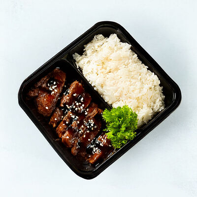 Бенто с говядиной терияки в Chicken Star по цене 3900 ₸