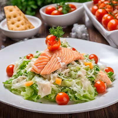 Цезарь с семгой в Триумф по цене 520 ₽