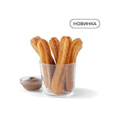 Чуррос с корицей и Нутеллойв STARS COFFEE по цене 270 ₽