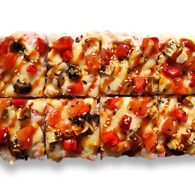 Суши-пицца Вегетарианская в Йоги Суши по цене 280 ₽