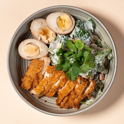 Японский картофельный салат с курицей в Мастер Ли по цене 520 ₽