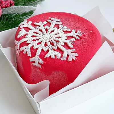 Муссовый бенто-торт «Снежинка» в Tortterry по цене 1620 ₽