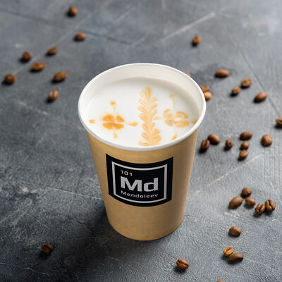 Латте в Mendeleev Сoffee по цене 240 ₽