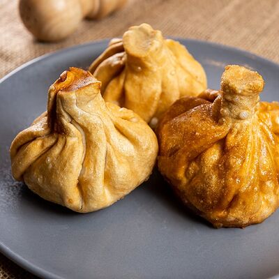 Хинкали жареные с бараниной 3шт в Айран по цене 345 ₽