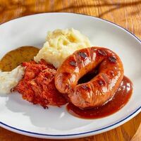 Свиная колбаска в BBQ Beer Restaurant