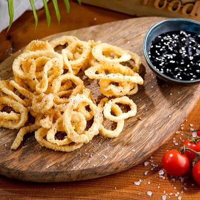 Кольца кальмара в кляре в ЧиллДОМ по цене 420 ₽