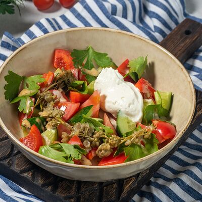 Салат из джонджоли с овощами в Рестомаркет Китчен по цене 370 ₽