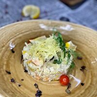 Ризотто с морепродуктами в Паровозовъ