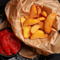 Картофель по-деревенски с томатным соусом в Рестобар Литера