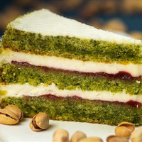 Торт бисквитный Фисташковый в SUSHIлка
