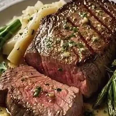 Вырезка говяжаяв Greece Burger по цене 1900 ₽