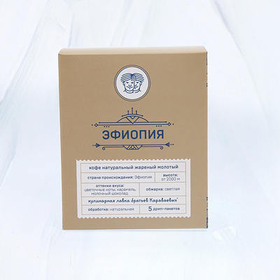 Кофе в дрип-пакетах Эфиопия в Магбургер & Братья Караваевы по цене 465 ₽