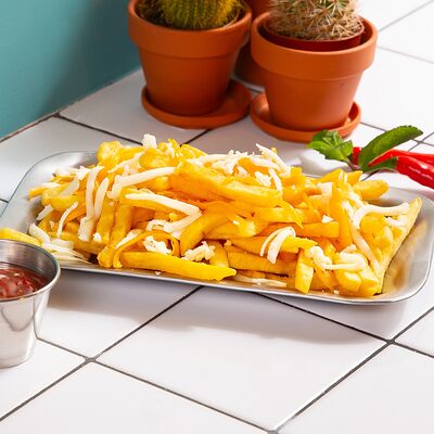 Папас Фритас Кон Кесо в Такерия Dos Amigos по цене 330 ₽