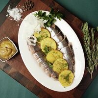 Селедочка по-домашнему в Пиццбургер