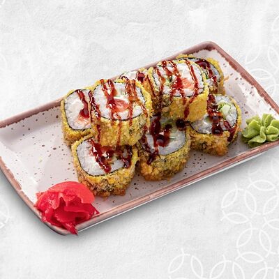 Ролл Горячий с лососем в Река Море по цене 595 ₽