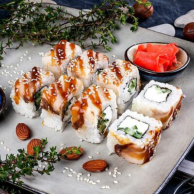 Сливочный угорь в Дом роллов по цене 241 ₽