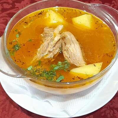 Хашлама из баранины (шурпа) в Кафе шашлычная по цене 430 ₽