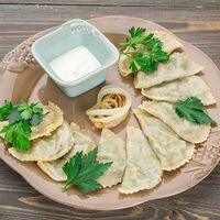 Вареники с картофелем и грибами в Чайхона №1 Братьев Васильчуков