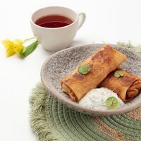 Блины, фаршированные курицей и грибами в 3952