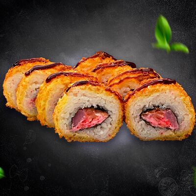 Темпура-ролл тунец-лосось в Sopranopizza по цене 490 ₽