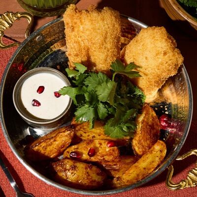 Фиш-чипс из судака в Асканели Georgian Bistro по цене 930 ₽