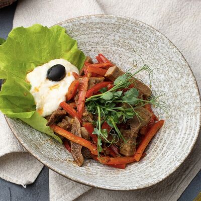 Язык с хреном в Хижина по цене 570 ₽