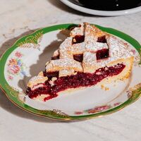 Вишневый пирог VEGAN в Vseklassno Coffee Bar