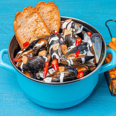 Мидии мед, чили, чеснок в Pacific по цене 1200 ₽