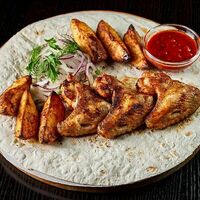 Шашлык из куриных крыльев в Седьмое небо