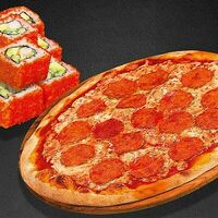 Пицца Пепперони и Ролл Калифорния Xl в Луиджи & Тосё