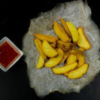 Картофель по-деревенски в Пицца тот