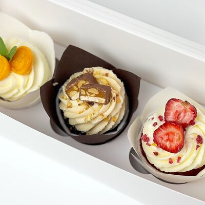 Капкейки набор 3 шт. в Tortterry по цене 915 ₽