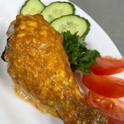 Курица запечённая в КГБ как готовит бабушка по цене 469 ₽