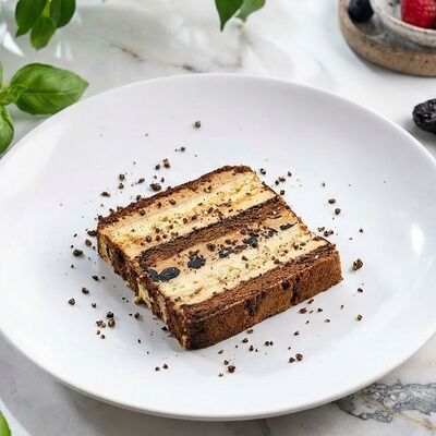 Торт с карамельным кремом и черносливом (без сахара) в Мясо & Рыба по цене 790 ₽