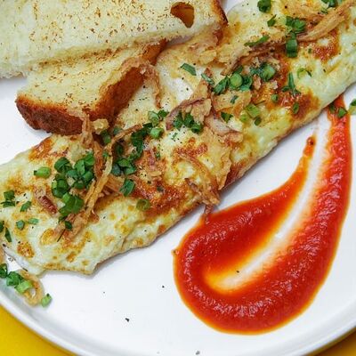 С сыром глазунья в Сырник по цене 430 ₽