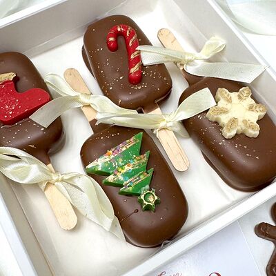 Новогодние чизкейки (4 шт.) №4 в Con Amore по цене 1490 ₽