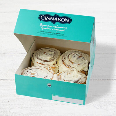 Синнапак с четырьмя булочками в Синнабон по цене 1640 ₽