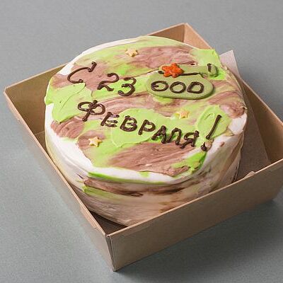 Бенто торт С 23 февраля в Луиджи & Тосё по цене 499