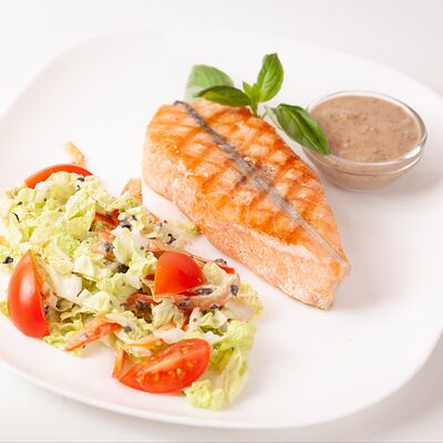 Стейк из лосося в Сыто Пьяно по цене 849 ₽