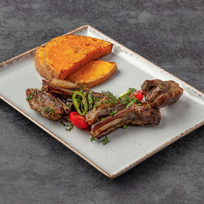 Семечки из бараньих ребер с запеченной тыквой в гранатовом соусе в Колхида Palace по цене 665