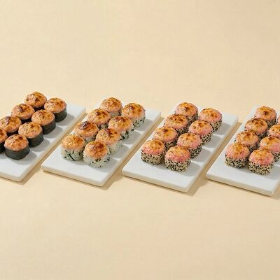 Сет запеченный 32шт в Kasabi Wooo по цене 1955 ₽