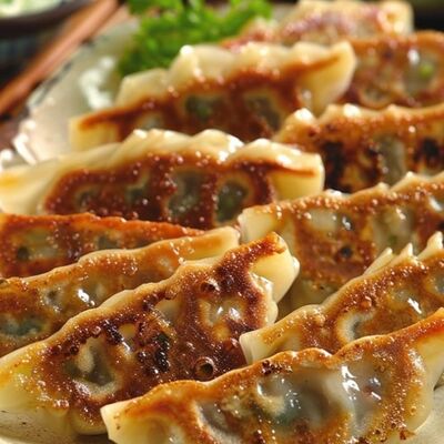 Гёдзе со свининой в Кузьмичь по цене 350 ₽