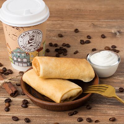 Блины с творогом в Папа лепит по цене 180 ₽