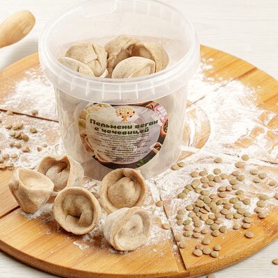 Пельмени Веган с чечевицей замороженные в Пельменная - КулинарияГранат по цене 300 ₽