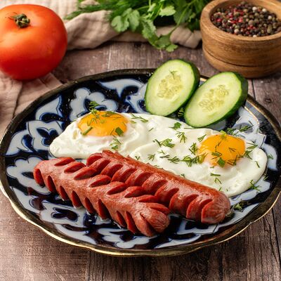 Яичница с сосисками в Чайхана 24 по цене 339 ₽